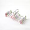 I KNOW 5PCS Pants Hanger High Quality Trousers Hangers with 2 Non-Slip Clips Simple Fashion Colorful PP Strong Pants Hanger