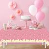 Pink Donut Disposable Tablecloth Doughnut Table Cover Girls 1st Birthday Party Decor Kids Wedding Birthday Supplies Baby Shower
