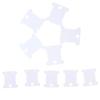 300pcs White Floss Bobbins Plastic Embroidery Floss Cards Thread Organizer  For Cross Stitch