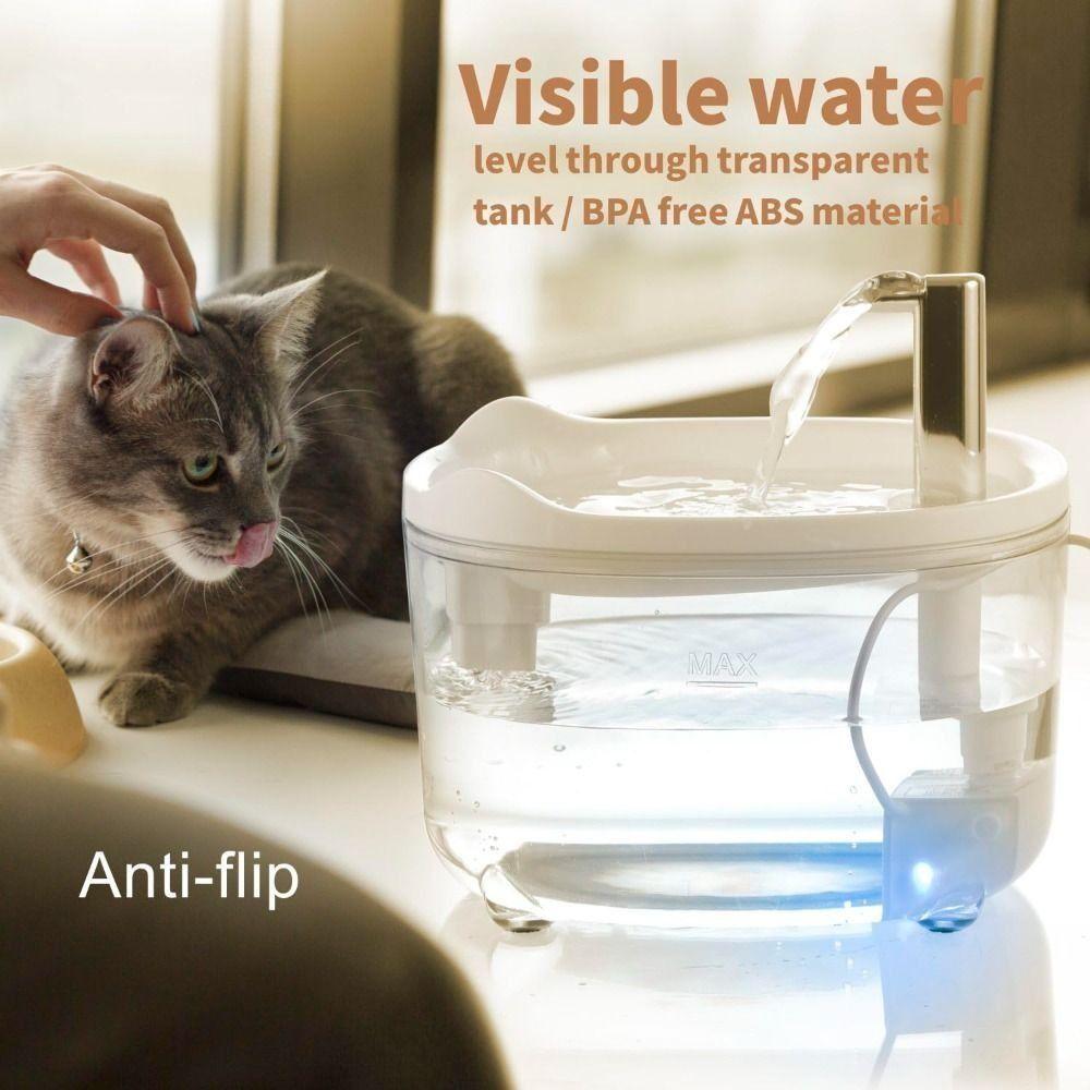 Auto Filter Cat Water Fountain with Silent Pump Dog Drinker Bowl Pet Water Dispenser  Pet