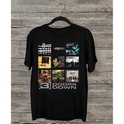 NEUE Kollektion 3 Doors Down Band Album Schwarz Alle Größen T-Shirt AR795 Unisex T-Shirt