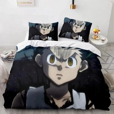 HUNTER×HUNTER Σετ Κλινοσκεπασμάτων Μονό Δίδυμο Πλήρες Queen King Size Σετ Κρεβατοκάμαρας Παιδικό Δωμάτιο Σετ Καλύμματα Παπλώματος σετ επίπλων κρεβατιού υπνοδωμάτιο