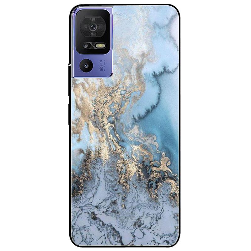 For TCL 40 SE Case 2023 Soft Silicone Protective Black Tiger Lion Funda Coque for TCL 40SE Covers TPU Bumper for TCL40se Paras