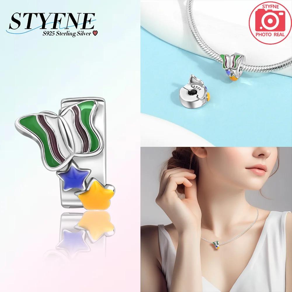 Exquisite Color Dragonfly Paw Print Dragon Scale Clip Charm Spacer Copper Bead Fit Original Necklace Bracelet Diy Gift Women