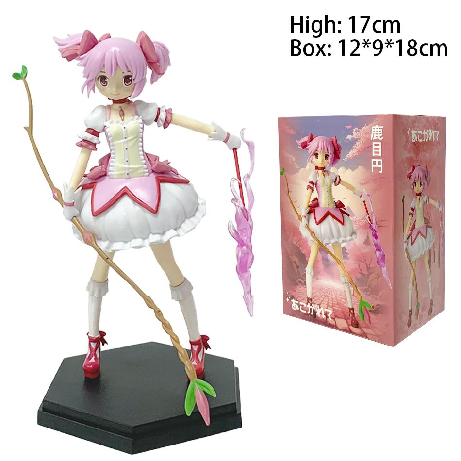 17cm Magica Anime Figure Kawaii Kaname Madoka Magical Girl Action Model Toy Gift for Collection