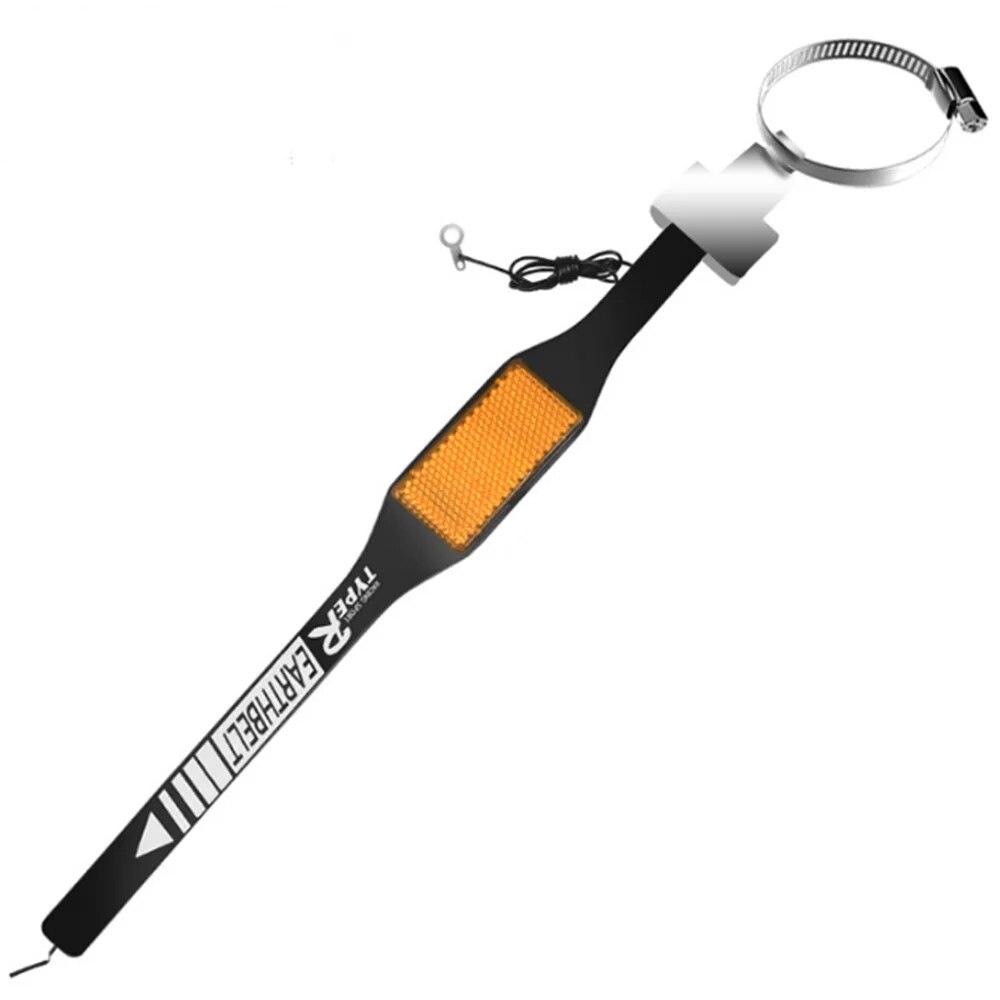 

1 шт., 42 см, антистатический ремень, электростатический резиновый материал для автомобиля, внедорожника, безопасный заземляющий провод, ремень для безопасного вождения, автомобильные аксессуары светло-оранжевый