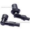Black High-Voltage Spark Plug Cap for Motorcycle, ATV, Off-Road, and Beach Scooters (50-250CC GY6)