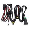 Relay Fog Lamps Socket Wire Connector 40A Heat Proof Waterproofing H11 Fog Light Relay Wiring Harness with Switch