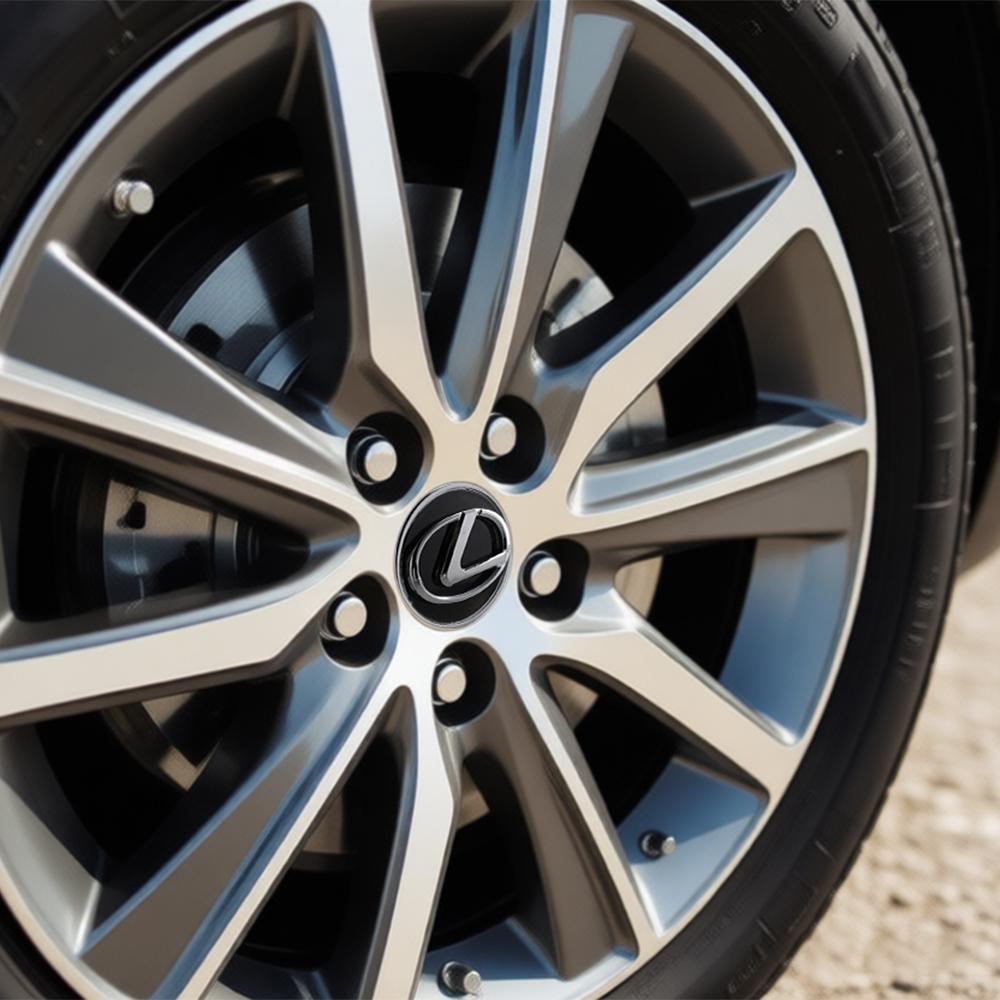 4 Stück 60mm Auto Radnabenkappen Abzeichen Felgenabdeckung Emblem Für Lexus FSPORT IS250 IS200 CT200h GS300 LS430 RX450h LX570 NX IS GX