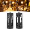 Wall Mounted Can Cooler Holder Iron Exquisite Multifunctional with Bottle Opener Can Cooler Dispense