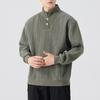 2025 Men's Plus Size Heavyweight Hoodie: Autumn/Winter, Half-High Collar, Casual Loose Fit