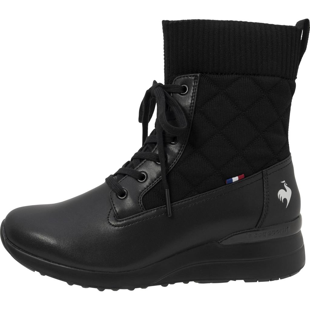 Le Coq Sportif Angie Lace Winter and BK00 Women's Boots, Non-Slip, Rainproof, Waterproof, Heat-Retaining, Deodorizing, (LU4FBT87LZ)