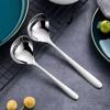 1Pcs 304 Stainless Steel Soup Spoon Soup Spoon Rice Spoon Long Handle Thickened Big Head Cutlery Household Kitchen Set Soup Spoo