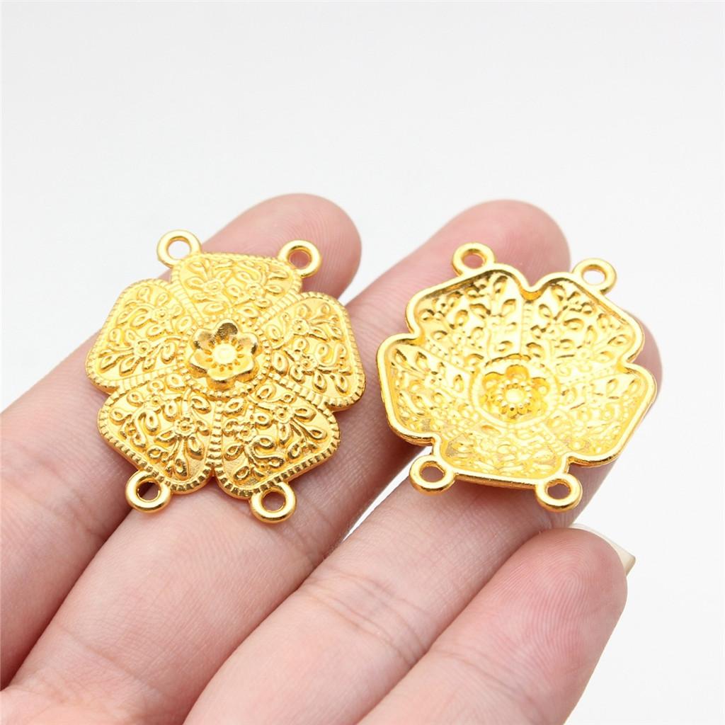 Accessories Parts Four-Hole Necklace Connector Wedding Jewelry Findings TA023