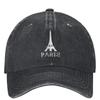 Paris Eiffelturm Baseballkappe Ich liebe Paris Lässig Damen Unisex Hip Hop Dad Hats Designer Tennis Skate Baseballkappen Geburtstagsgeschenk