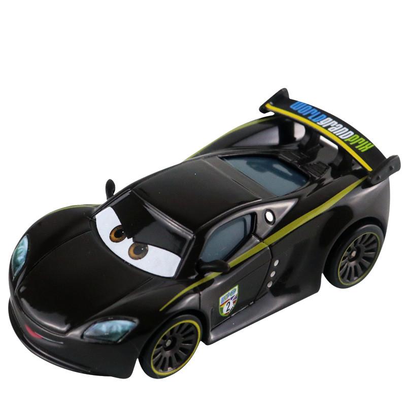Alloy Racing Car Toy Collection Featuring Mater Orange Bad Guy And Lightning Mcqueen