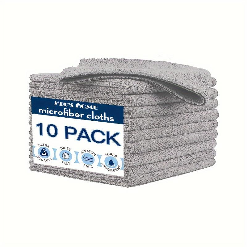 Microfiber Cleaning Cloths - Soft Absorbent Towels for Car, Bike, Kitchen & Household Cleaning