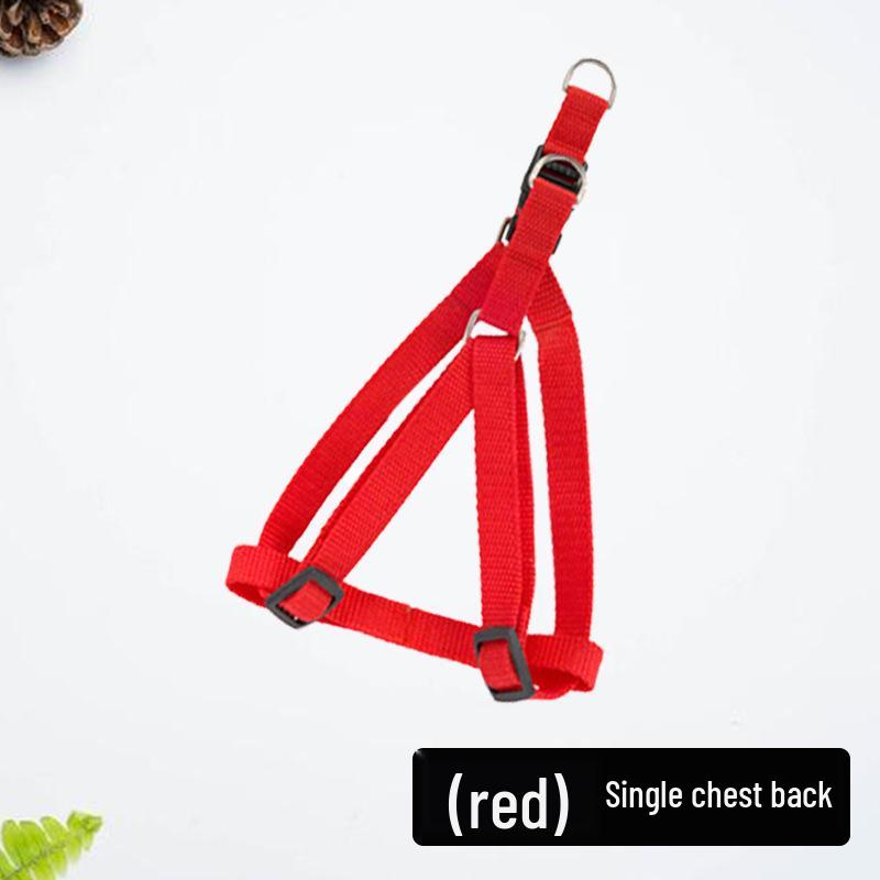 Reflective Adjustable Harness and Leash for Medium to Large Dogs - Outdoor Pet Supplies