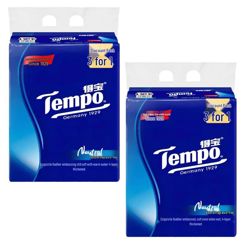 Tempo Scent-Free Facial Tissues
