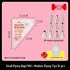 Disposable Food-Grade Piping Bag and Tip Set for Baby Food and Baking