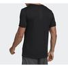 Adidas T Shirts Men's Black Crew Neck Moderate Straight Fit DQ1846