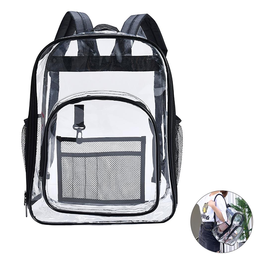 large clear backpack