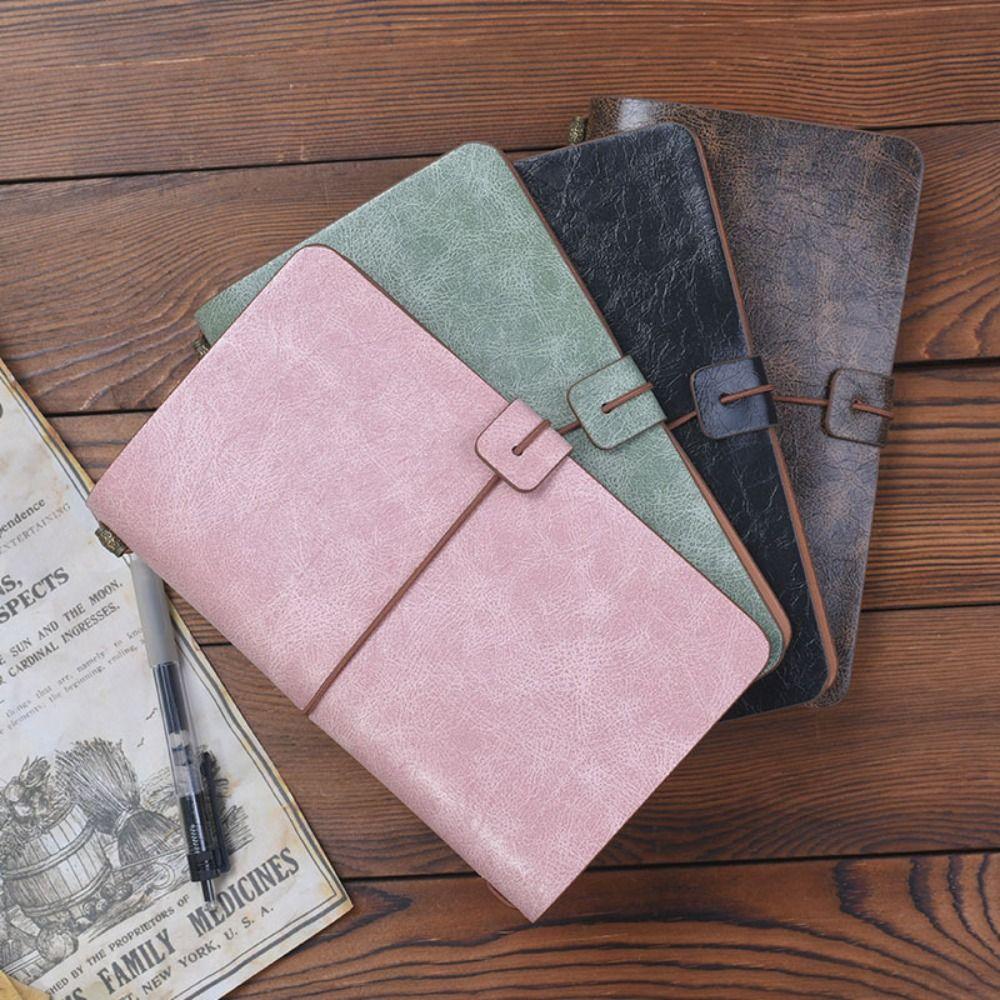 

Portable Leather Notebook Stationery Notepad Vintage Diary Book School кофейный