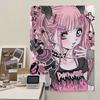 2025 new Japanese anime girl Print Party Tapestry Student Dormitory Bedside Bedroom Decoration Hanging Rental House Tapestry