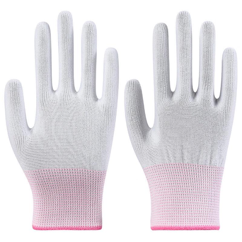 Hanyou PU Coated Anti-Static Nylon Safety Gloves