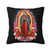 The Virgin Mary Modern Throw Pillow Covers Decoration Christian Mexico Mexican Chair Cushion