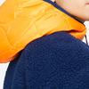 Nike Plain Logo Patch Hooded Zipper Long-Sleeved Jacket Men Jacket Blue DJ5820-492