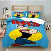 Popeye's Strength Displayed 3PCS Bedding set,Ideal for 1pc Duvet Cover And 2pcs Pillowcases Perfect for Fan gift,Ideal for Bedroom, Dormitory