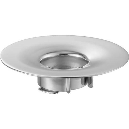 Yamazaki sink drain garbage holder net silver W6.4D6.4H1.6cm tower stainless steel hair catcher easy clean 1681