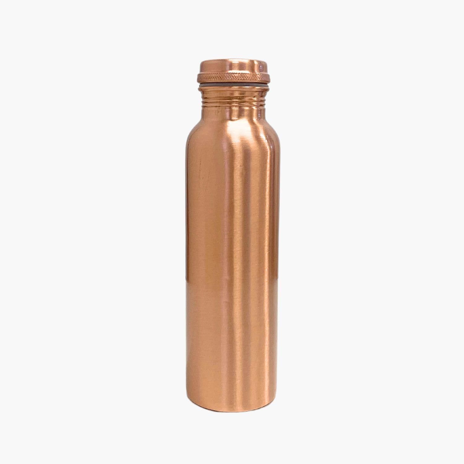 

Pure Copper Water Bottle 1L | Ayurvedic Pure Copper Water Bottle with Leakproof Lid | 1L Water Bottle for Office & Gym (Copper Plain)