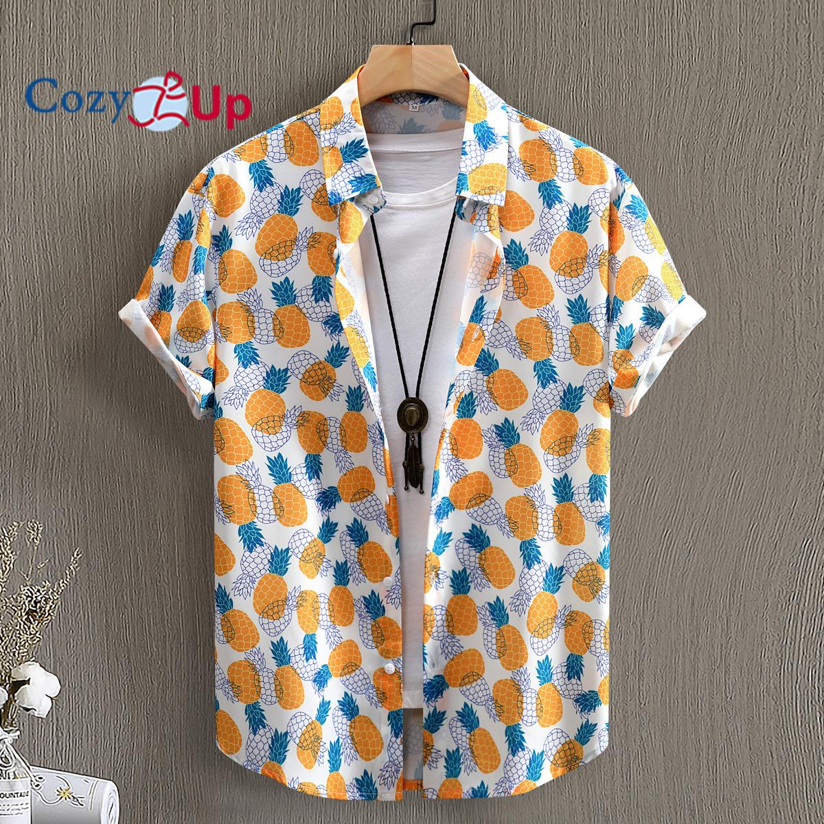 Уютные мужские повседневные рубашки с цветочным принтом — фото 6