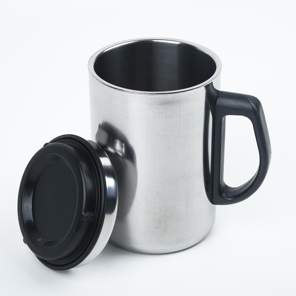 500ml/350ml Wasserbecher Edelstahl Reisebecher Isolierter Kaffee Wasser Tee Tasse 3,1*5,1Zoll/ 2,8*4,7Zoll Küchenteile Für Zuhause