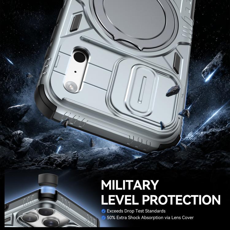 Sliding Camshield Magnetic Rotation Holder Phone Case