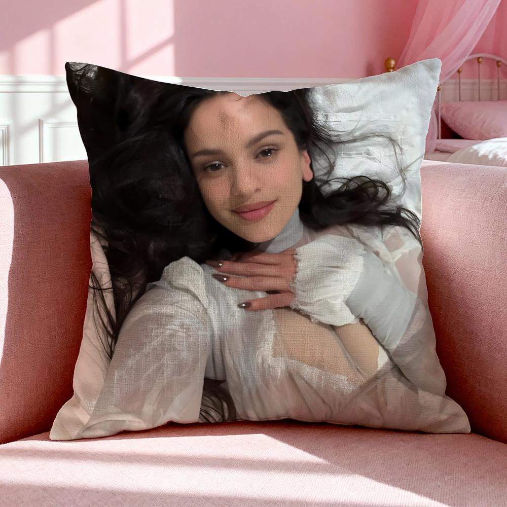 Singer R-Rosalia Cushion Cover Breathable Linen Pillowcase Summer Odorless Eco-Friendly Invisible Zipper Washable