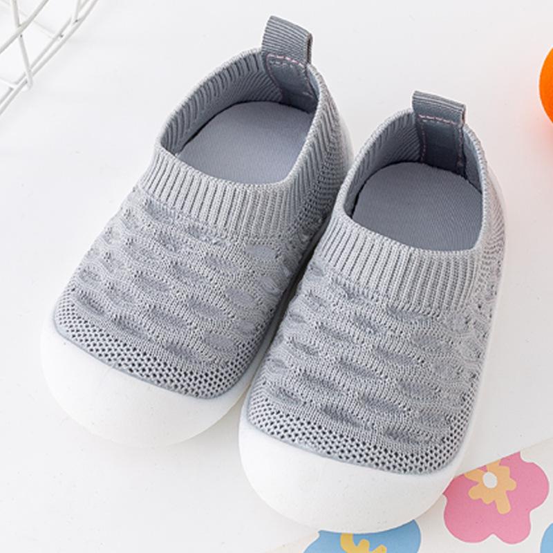 Infant Non-Slip Soft Sole Breathable Sock Shoes, Slip-On First Walkers for Boys and Girls