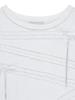 TUOMIO Lace Strap Oversized T-Shirt [White]