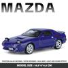 1/32 Mazda RX7 Alloy Car Model Diecast Toys Vehicles Children Boys Gift Sound and Light Collection Miniature Voiture Home Decor