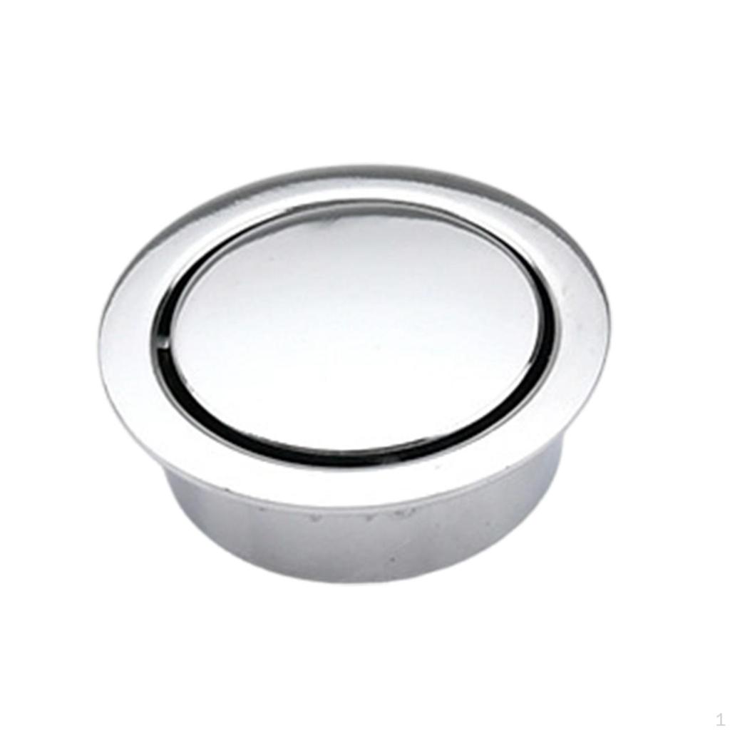Concealed Flush Pull Handle Hardware Round 42mm Recessed Door Multipurpose for Sliding