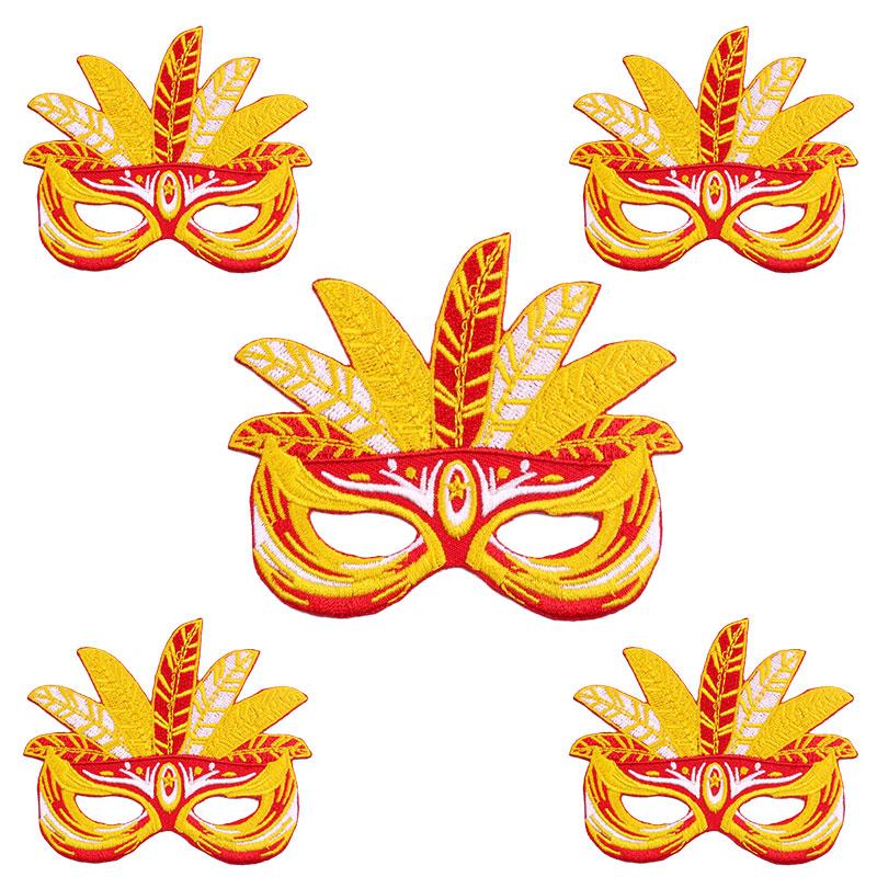 10pcs /Lots Netherland Carnival Patch Netherland Oeteldonk Emblem Full Embroidered Patches Iron On Patches For Clothing Sew Diy 