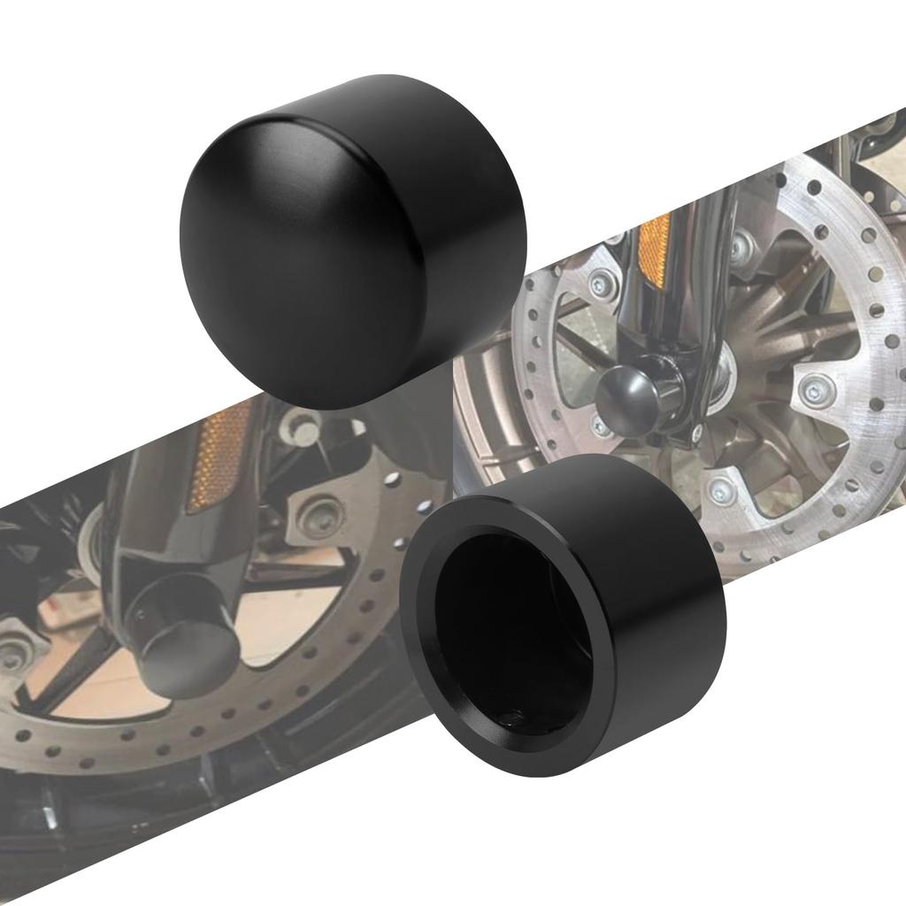 HCmotorku Motorcycle Axle Nut Cover Front Axle Cover Cap Nut Harley Sportster Head Bolt