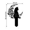 Animal Wrought Iron Floor Silhouette for Outdoor Courtyard and Lawn Decoration
