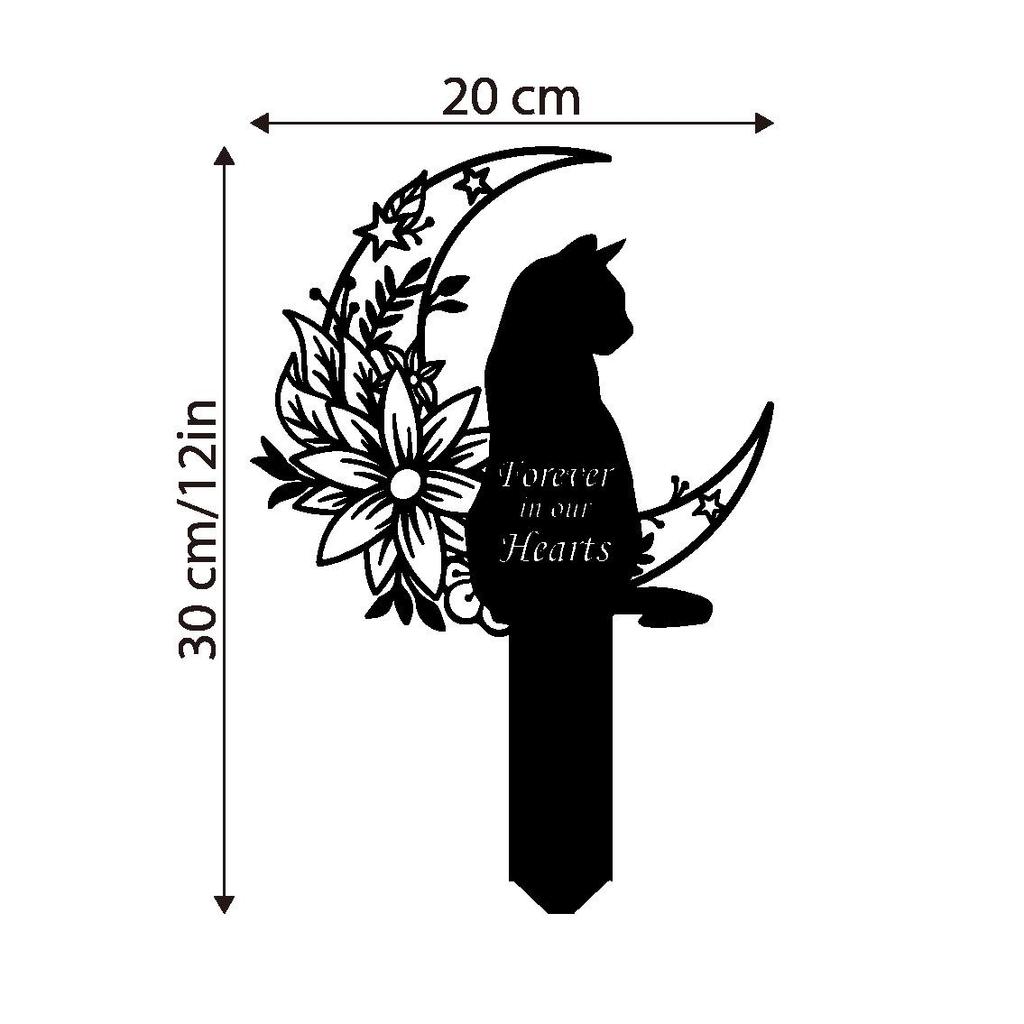 Animal Wrought Iron Floor Silhouette for Outdoor Courtyard and Lawn Decoration