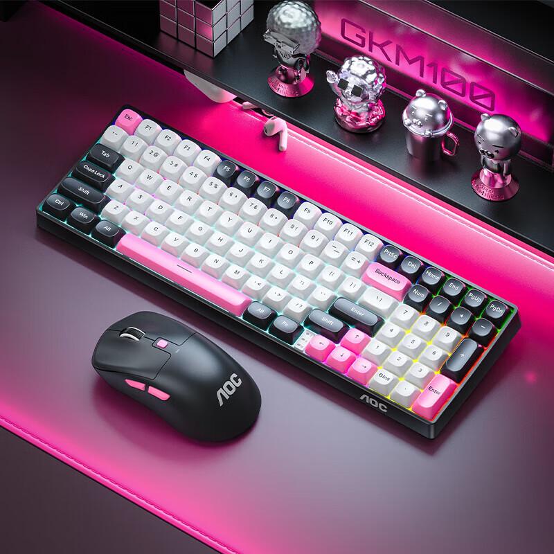 AOC GKM100 Wireless Bluetooth Mechanical Keyboard & Mouse Set