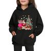 Sweatshirts For Teen Girls Hoodies Long Sleeve Drawstring Pullover Cute Printed Oversized Hoodie Christmas