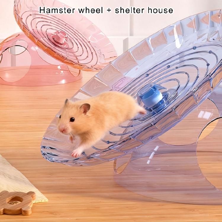 Ergonomische Fliegende Untertassen Rad Großer Durchmesser Leiser Läufer Hamster Transparente Laufrolle Spielzeug