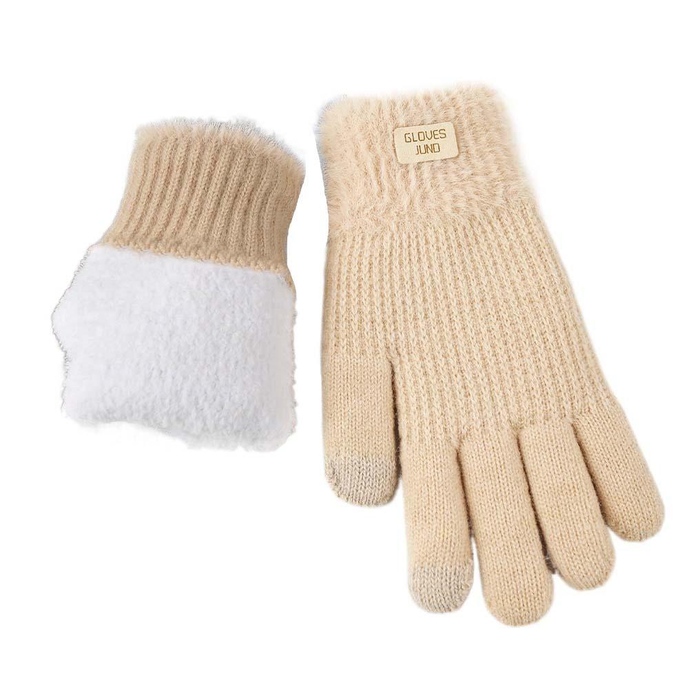 Windproof Knitted Gloves  Anti-cold Mittens Cute Winter Gloves  Outdoor